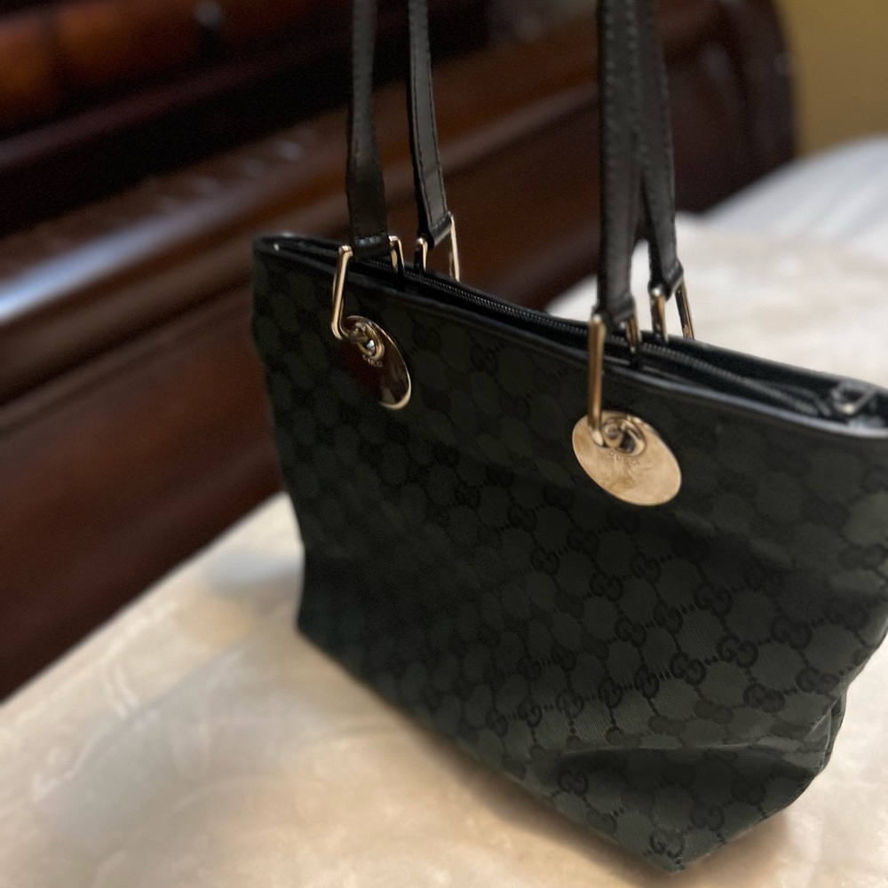Authentic Vintage Gucci Eclipse Monogram Tote - image 6